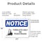 Signmission Forklifts Only No Pedestrians, 24 in W x Rectangle, Plastic OS-2PACK-NS-P-1824-L-12894 - alternate 7